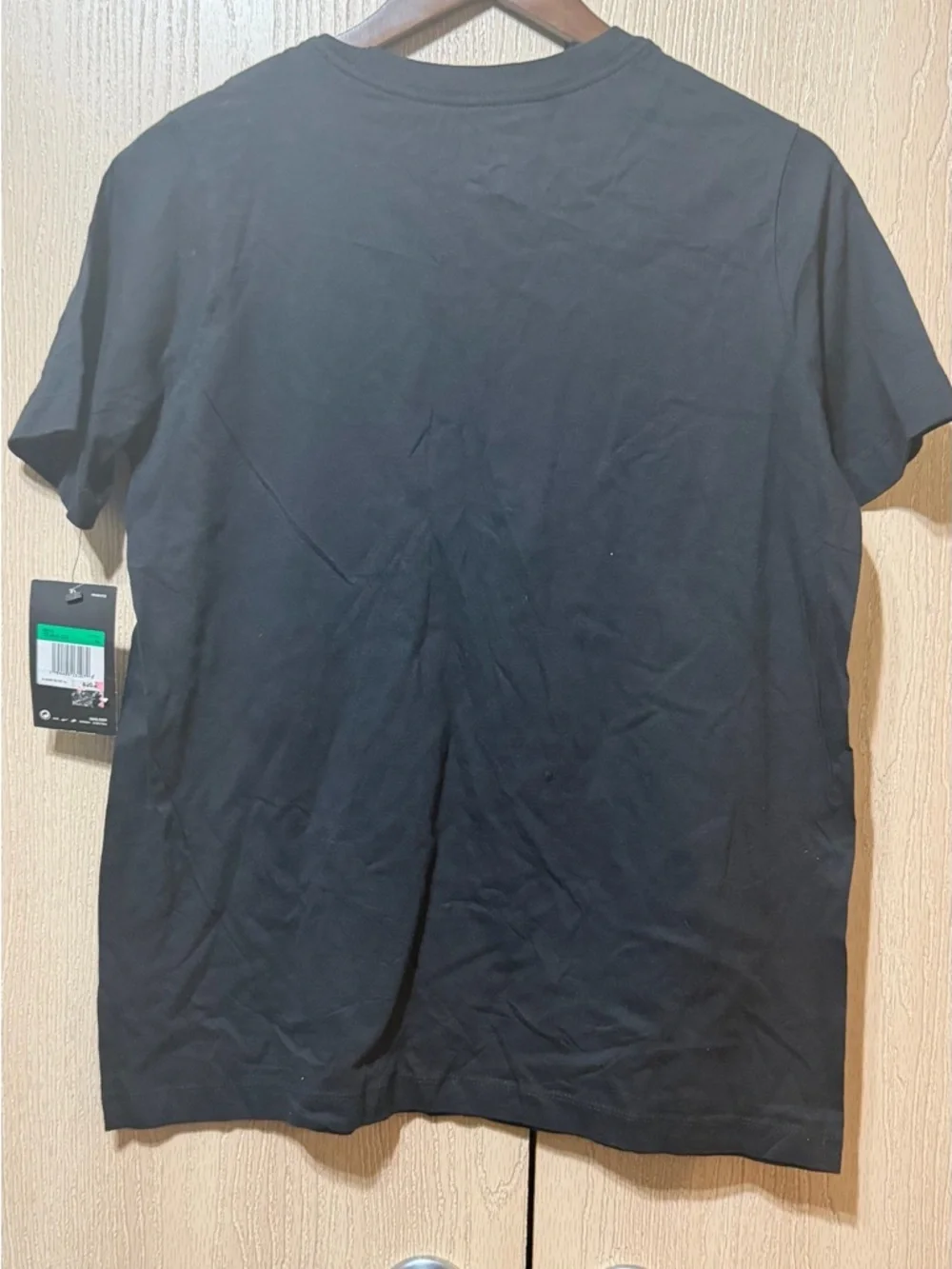 Nike Black T-Shirt with Colorful Retro Logo